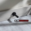 4 Pack White Door Stopper, 304 Stainless Steel Wall Mounted