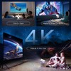 Proyector 4k, Mini Proyector Portatil con Android, Proyectores Inteligente 200