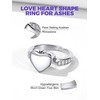 Forever In My Heart Cremation Urn Ring for Women Finger