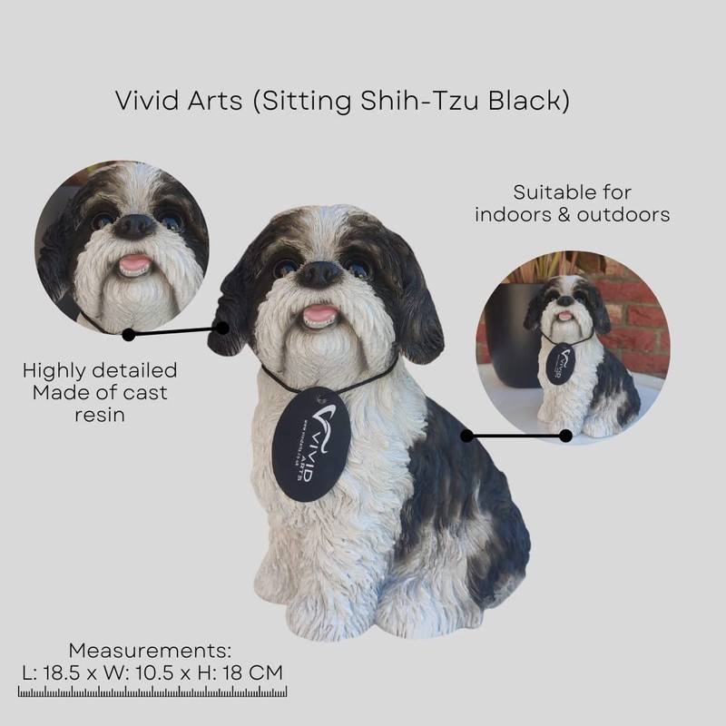 Vivid Arts (Sitting Shih-Tzu Black