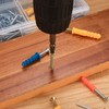 360 Pcs Plasterboard Screws and Wall Plugs and Nails Set,Assorted