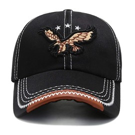WHITE FANG CA456 Men's Hat Cap, Eagle, Stylish, Casual, Golf, Sports, Outdoors