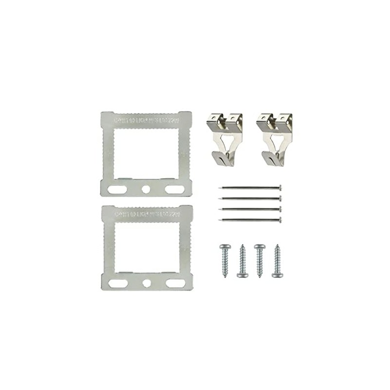 Canvas Floater Box Frame Picture Hanging Kit Silver CWH Hangers