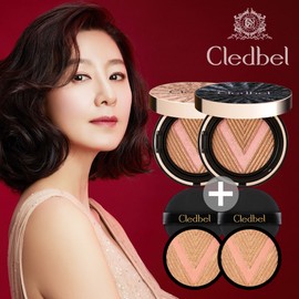 Cledbel Glow Power Lift V Cushion 1 main product + 2 refills, choose 1, Black No. 23 (1 main product) + (2 refills) / 끌레드벨 글로우파워리프트V쿠션 본품1+리필2 택1, 블랙 23호(본품1)+(리필2)