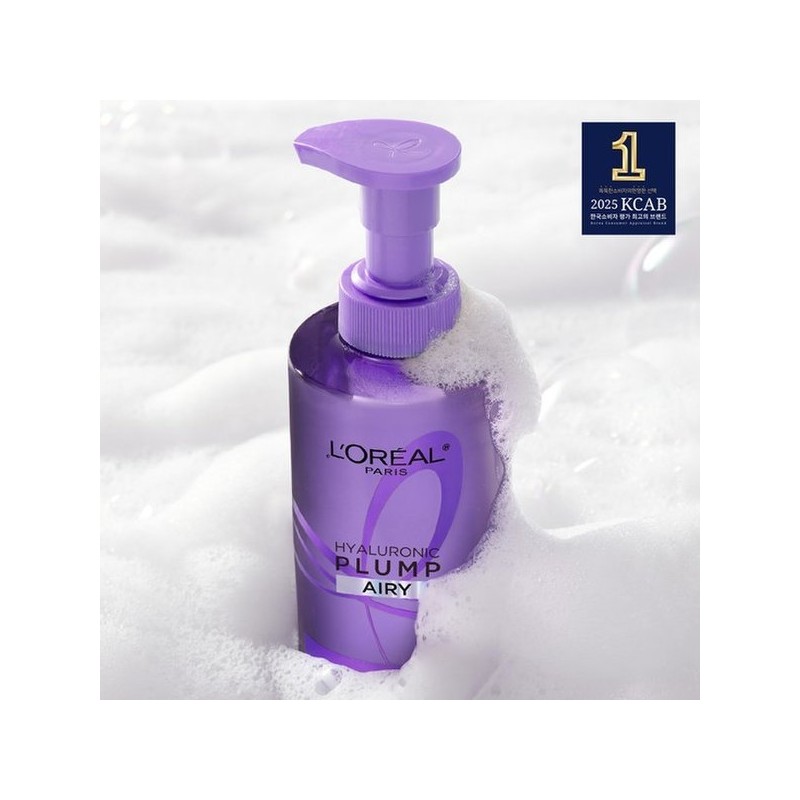 (L'Oréal Paris) Hyaluronic Plump Airy Shampoo 440ml / (로레알파리)히알루로닉 플럼프
