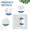 PATIKIL 8x6 Inch Self-Adhesive Access Panel, 2Pcs ABS Plumbing Access