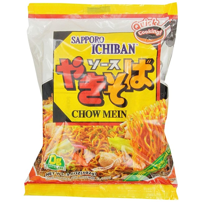 Sapporo Ichiban Chow Mein Yakisoba, 3.60 Ounce (Pack of 24)