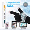 Veni Masee women's warm winter wool touchscreen gloves, with thermal