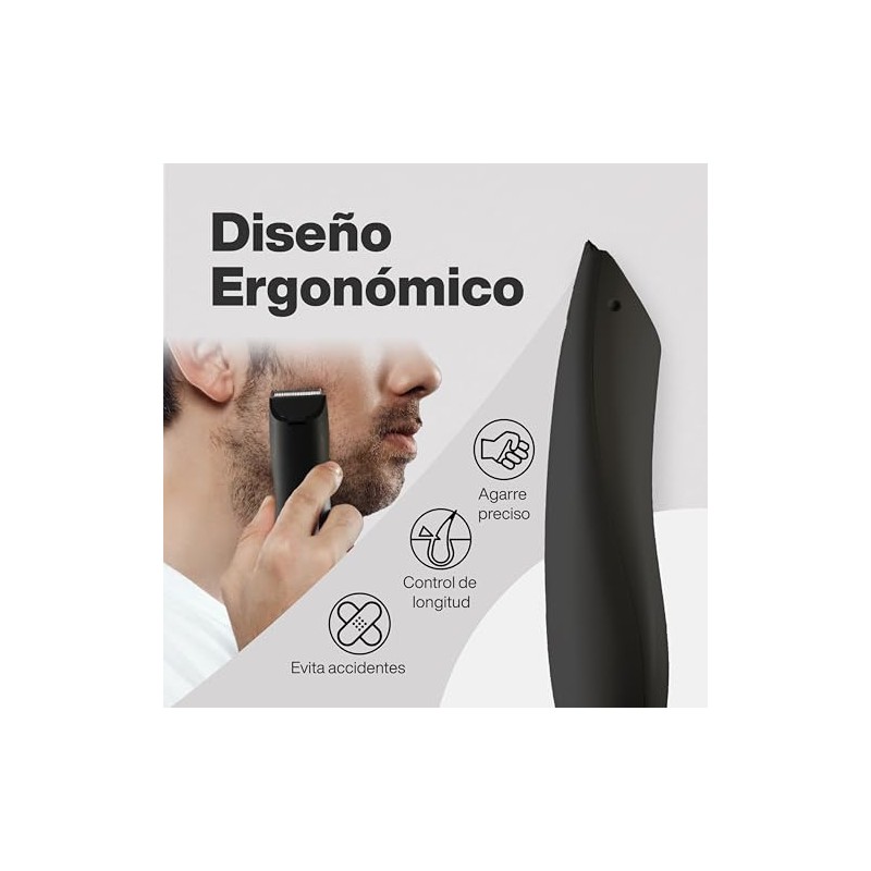 ZOMA | Rasuradora Eléctrica Hombre Corporal Íntima - Negro