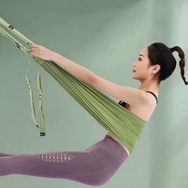 Home Pilates Equipment Stretching Band Flying Yoga Green 3ea