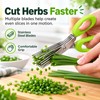 5-Layer Kitchen Scissors for Herb Prep – Multi-Blade Cutter for