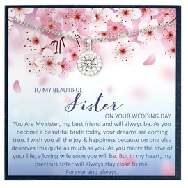 to My Sister on Your Wedding Day Gift for Sister Wedding Day Gift for Bride Wedding Day Gift for Sister of The Bride Gift