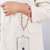 Beaded Phone Strap Y2K Beaded Phone Charms Lanyard Wrist Strap,8
