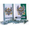 Generisch Prussia Scarf 2.0, skyline/tradition since 1906, (knitted scarf), blue,