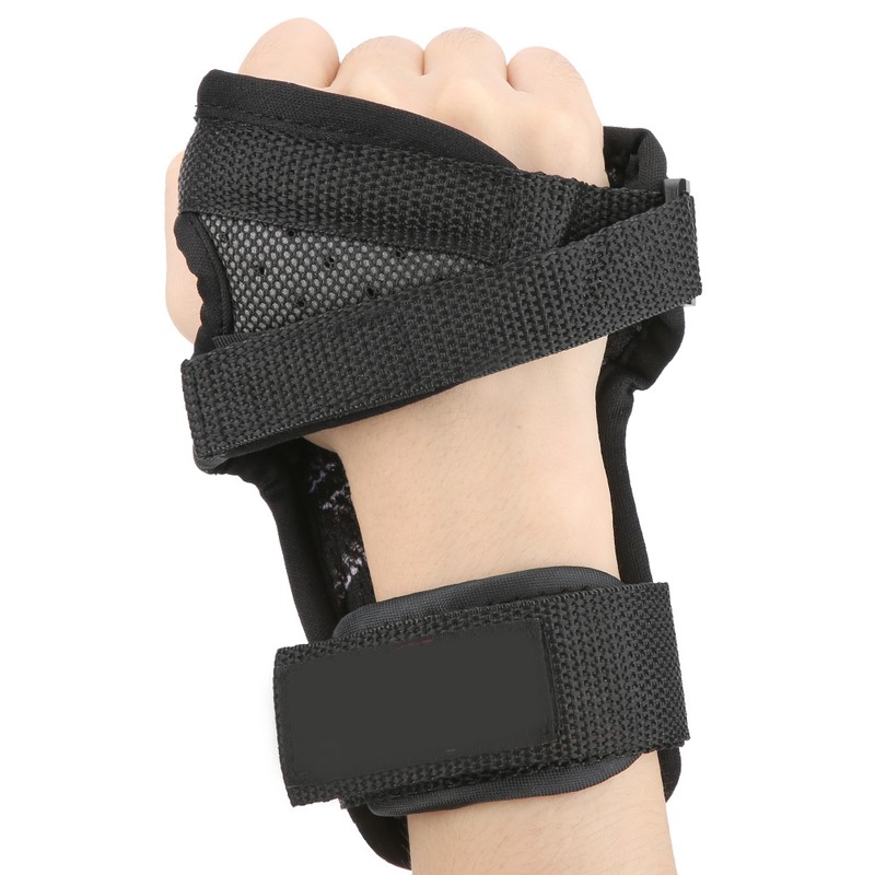 2Pcs Breathable Hand Wrist Protector Nylon Plastic for Roller Skating