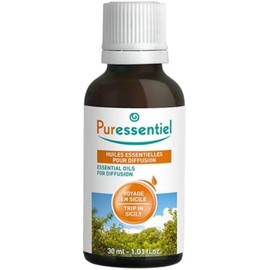 Puressentiel Diffusion Essential Oil - Naturally Derived Aromatherapy Blend - Formulated for Diffusion - Made with Beneficial Essential Oils - Eco-Friendly Products - Trip in Sicily - 1.01 oz