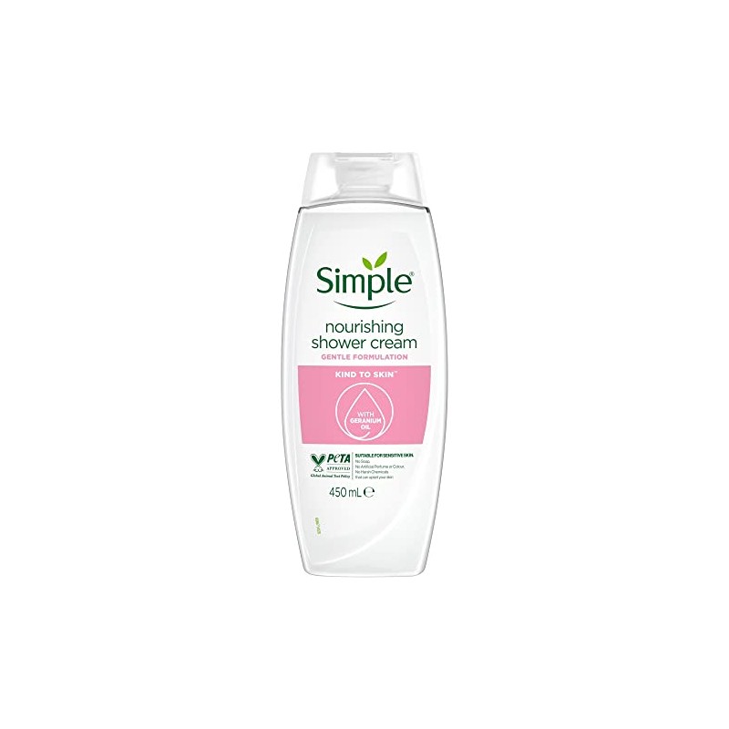 Simple Kind to Skin Shower Cream Nourishing 450 ml