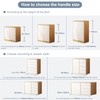 FULGENTE 10 Pack 6-1/5" (160mm) Kitchen Cabinet Handles and Pulls