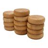 26 Natural and Red Crokinole Discs - Full Set (Large