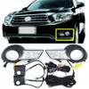 ECAHAYAKU Fog Light White LED DRL Compatible With 2008 2009