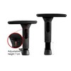 3D Adjustable T-Arms Armrest Pair Upright Bracket Replacement Parts Fits