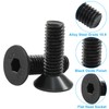 Dijedev M5-0.8 x 16mm Flat Head Socket Cap Screws, 10.9