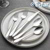 E-far 12-Piece Salad Forks, Stainless Steel 6.7 Inches Stainless Steel