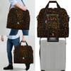 Leopard Print Gold Skin Large Weekender Overnight Bags Travel Duffel