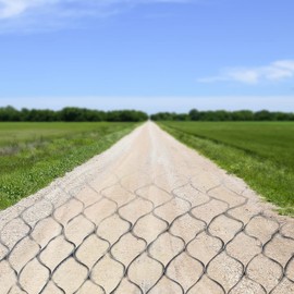 Geo Grid Ground Grid, 4" Thick Geo Grid Gravel Grid 9 x17ft Driveway Geo Cell Grid 1885LBS Per Sq Strength Load with Foldable & Tensile for Gardens, Driveways, Pathways, Slopes