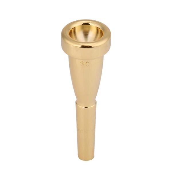 3C Trumpet Mouthpiece Fine Copper Trumpet Mouthpiece Trumpet Part Accessories(Gold)