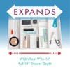 Dial Industries Expandable Vanity Drawer Makeup Organizer Desk Storage Tray