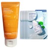 Innisfree Vitamin C Brightening Pack to Foam 120g+Cica Trace Ampoule Gel Mask (23mL) 5 sheets / 이니스프리 비타민C 브라이트닝 팩투폼 120g+시카 흔적 앰플 겔 마스크 (23mL) 5매