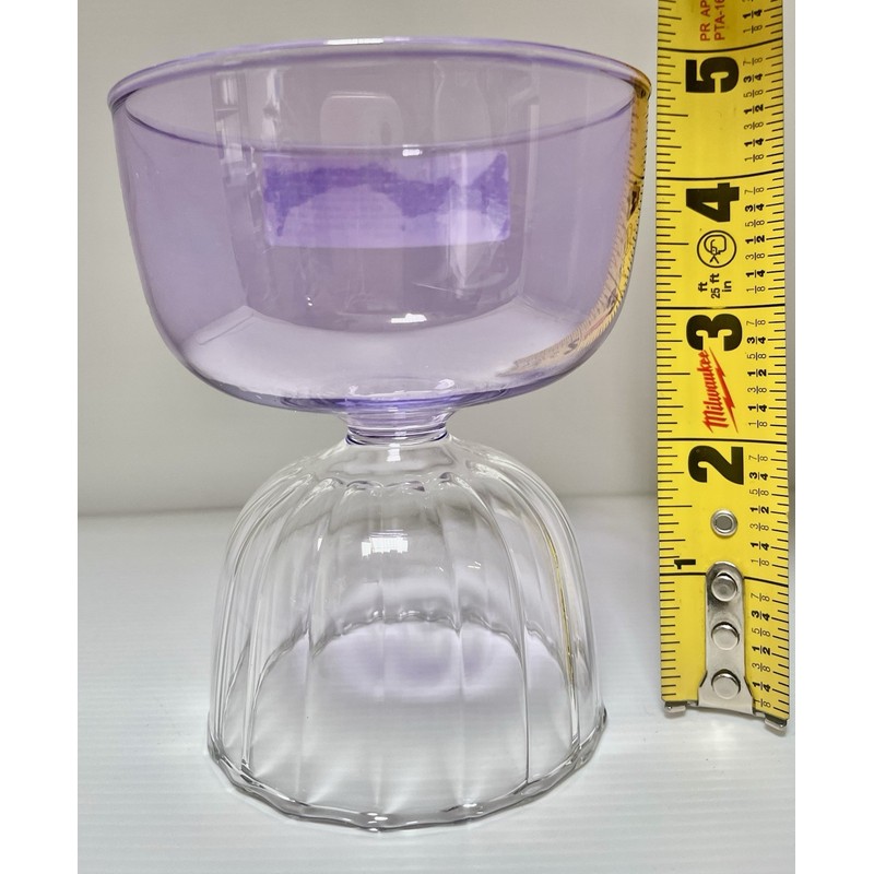 Threshold Cocktail Glass Purple Sherbet Dessert Bowl Spring Mother's Day
