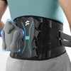 Fitomo Lumbar Support Back Brace, 3D Support Cushion, Ergonomic Support