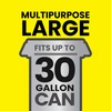 Glad Large 30 Gallon Trash Bags, Unscented Heavy Duty Garbage