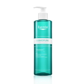 Eucerin - Gel Limpiador Facial Piel Grasa Imperfecciones, 400Ml - 400Ml | negro - Daily Care