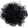 1000Pcs Black Hair Elastic Rubber Bands, MOIHSING No Damage Soft