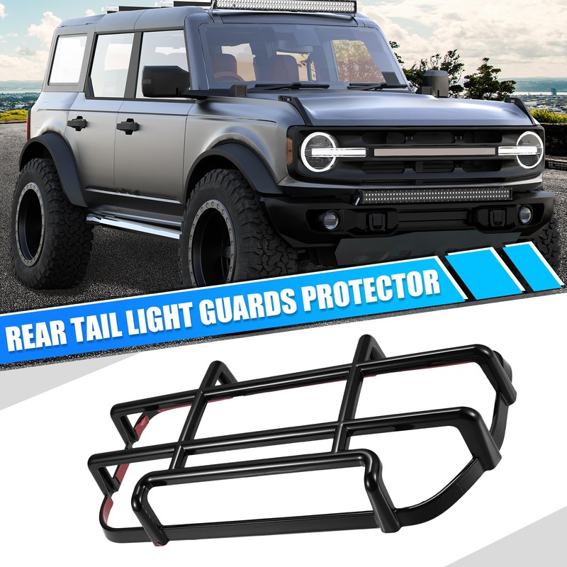 QUARKZMAN 1 Pair Rear Light Protector Cover for Ford Bronco