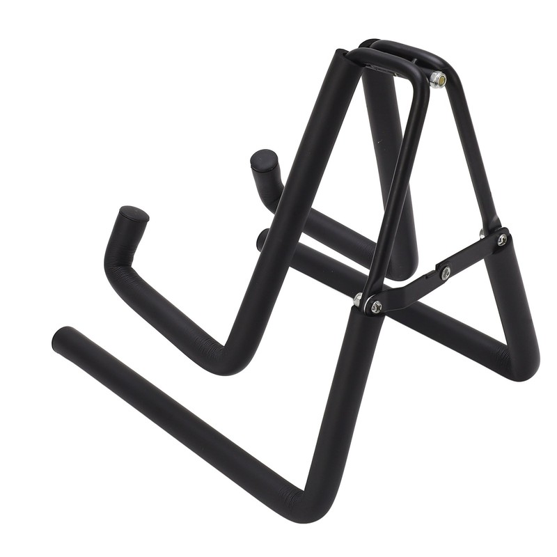 Ukulele Stand Stainless Steel Metal Support Sponge Pad Multifunctional Folding