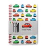 Puckator Fiat 500 Spiral Bound Notepad A5 Retro Car