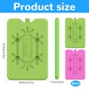 JOKILY Pack of 2 Ice Packs Cool Bag, Ice Pack,