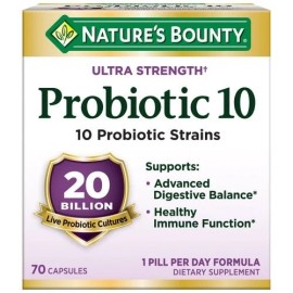 Nature’s Bounty Natures Bounty Ultra Strength Probiotic 10. 70 Capsules