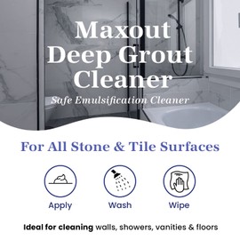 Marblelife Maxout Deep Grout Cleaner, Powerful Tile and Floor Cleaning Liquid, Ready to Use, 32oz