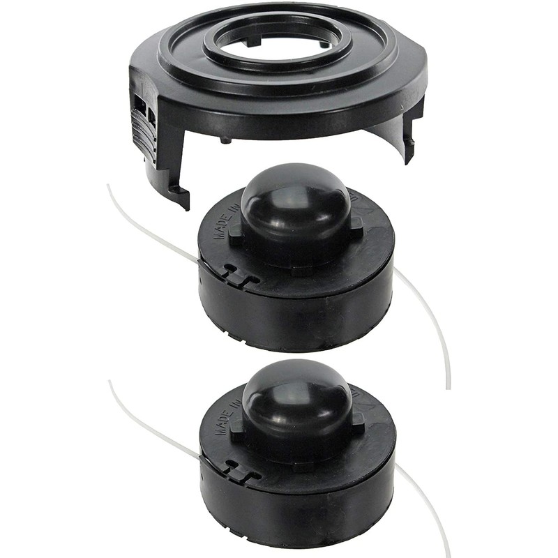 SPARES2GO Strimmer Line & Spool Cover Kit for Challenge N1F-GT-220/250-C