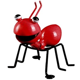 Rea&Gole Metal Ant Ornament Colorful Ant Wall Art Creative Ant Statue Decor for Garden Yard and Indoor