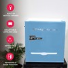 Frigidaire EFR176 Retro Compact Fridge with Chiller Mini Refrigerator with
