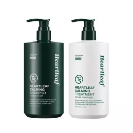 TS 어성초 카밍 샴푸 500g + TS 어성초 카밍 트리트먼트 500g TS Mugwort Calming Shampoo 500g + TS Mugwort Calming Treatment 500g