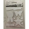 Heidi Swapp Stickers 19 PC Chipboard Color Magic Embellishments Star