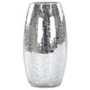 Decorative glass crackle, round, high