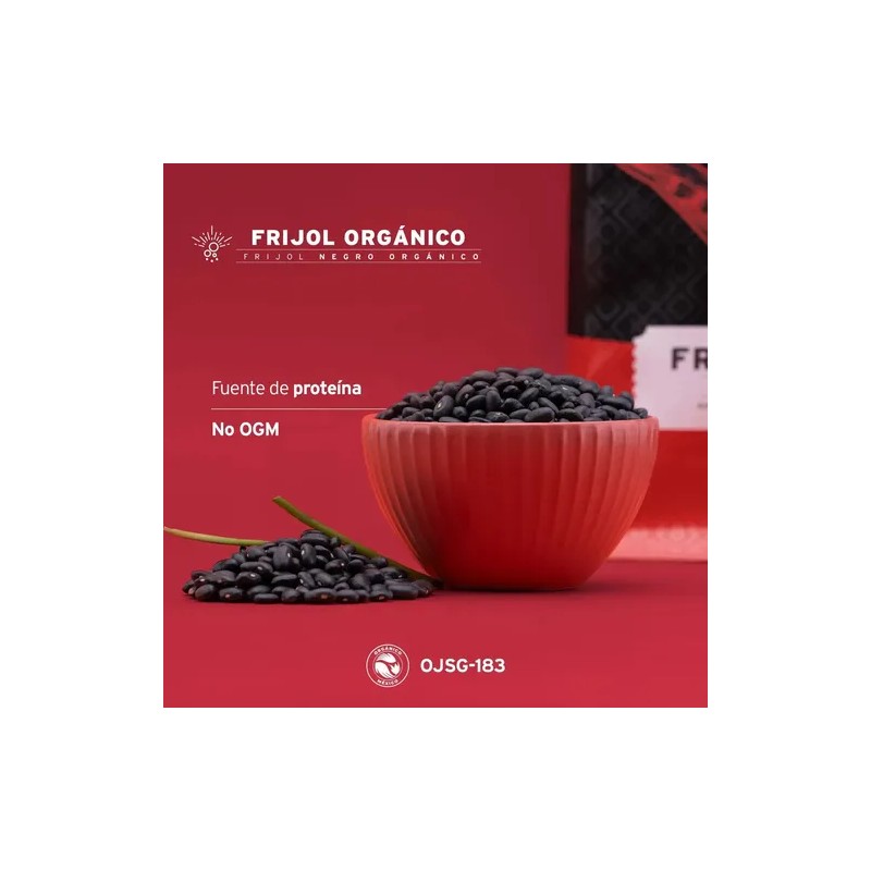 Frijol Negro Orgánico 2 Kg Alto Valor Nutricional B Life